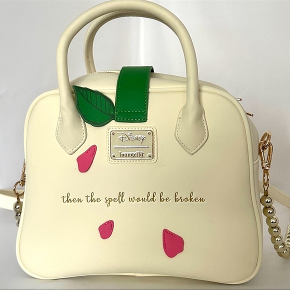 Loungefly Crossbody NWOT - Beauty and the Beast Rose - Picture 2 of 2